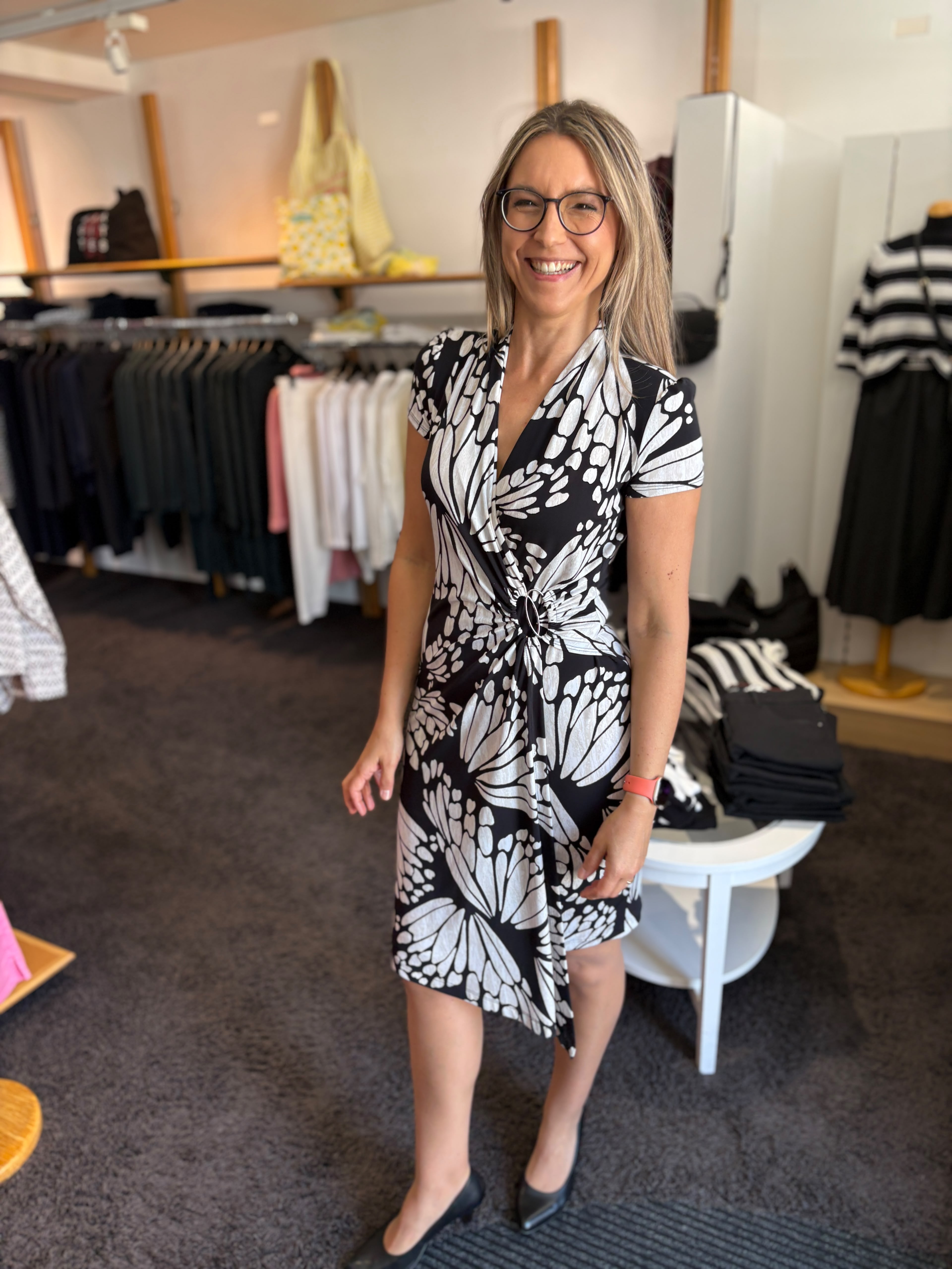Kleid von Joseoh Ribkoff in Wickeloptik 